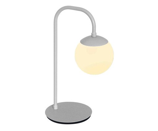 Lumin&aacute;ria de Mesa Drop Branca Fosca Bivolt - image 0