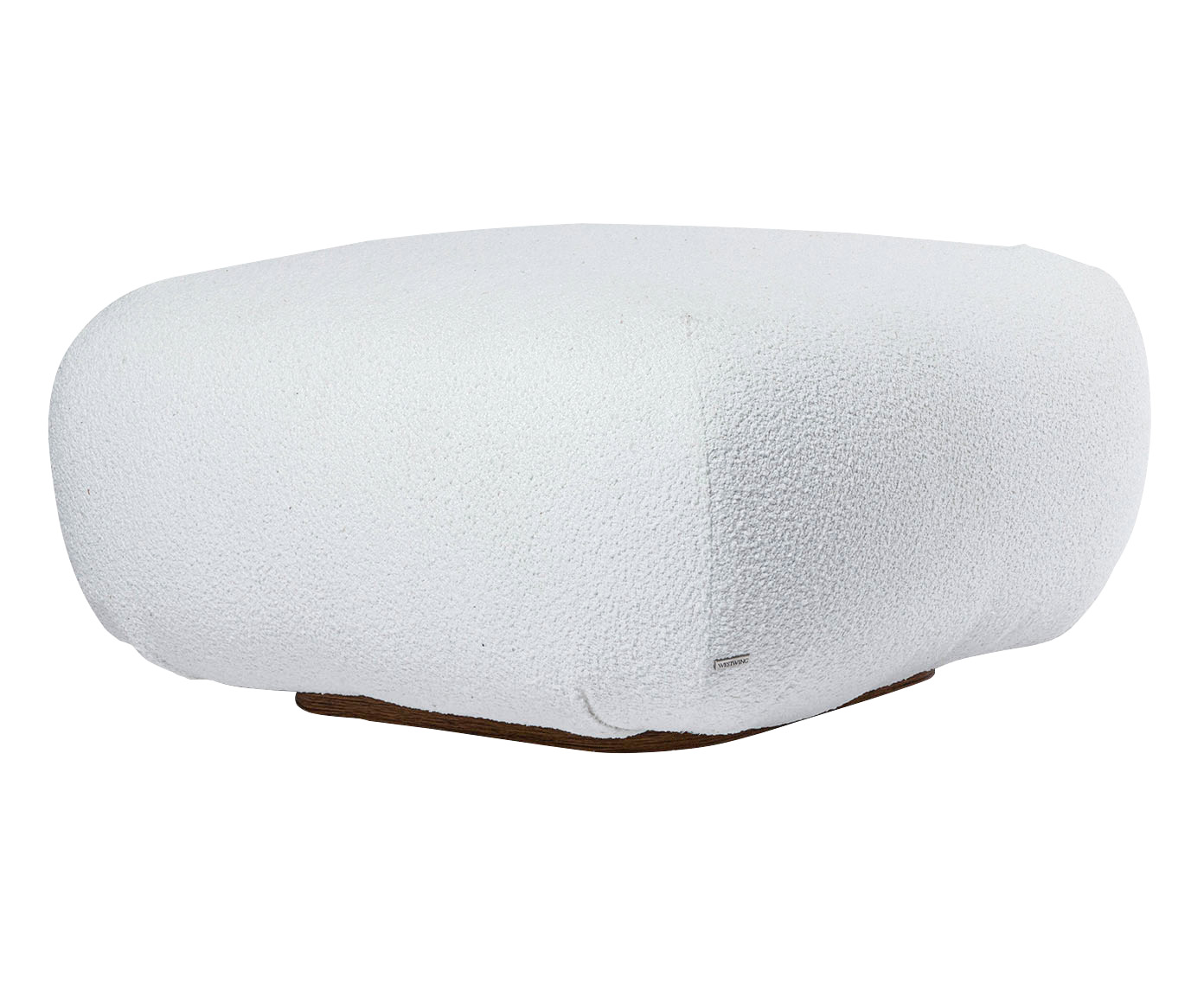 Puff em Boucle Nube Branco image number 2