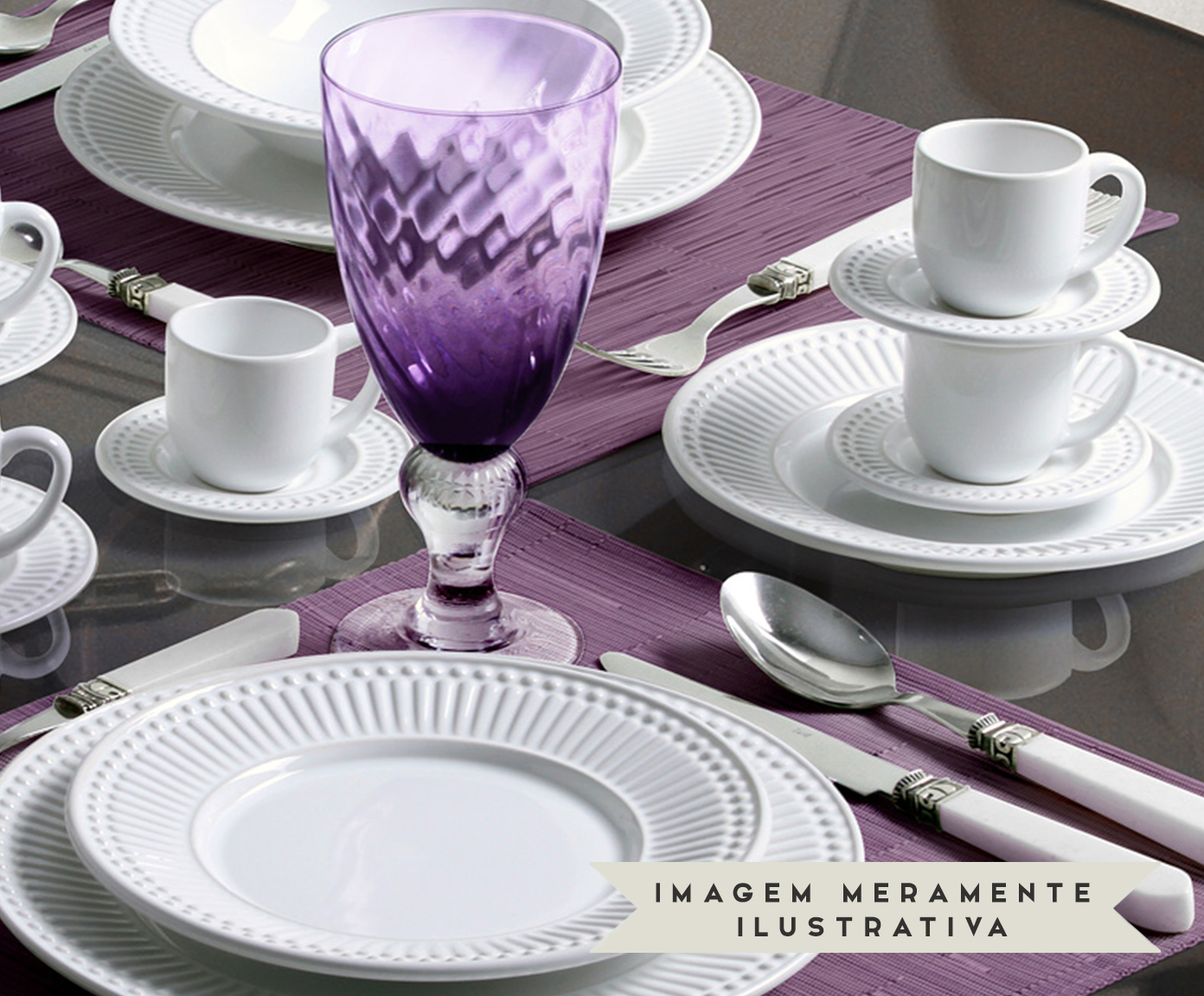Jogo de Jantar Roma Branco image number 3