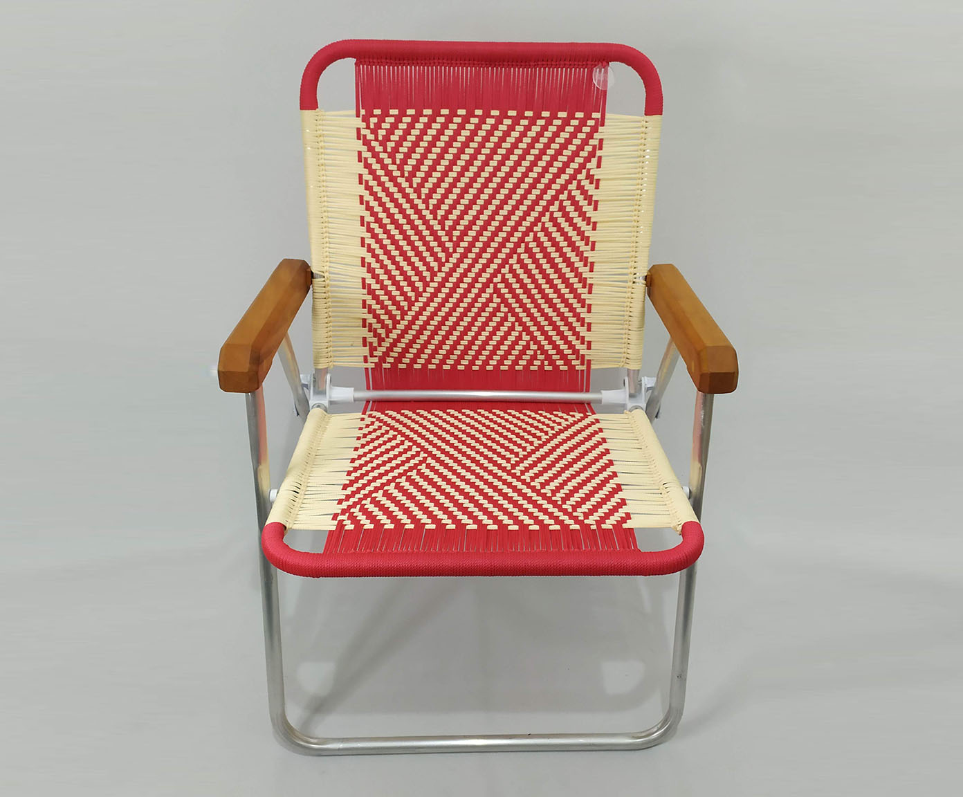 Cadeira Ays&uacute; Vermelho e Creme image number 2