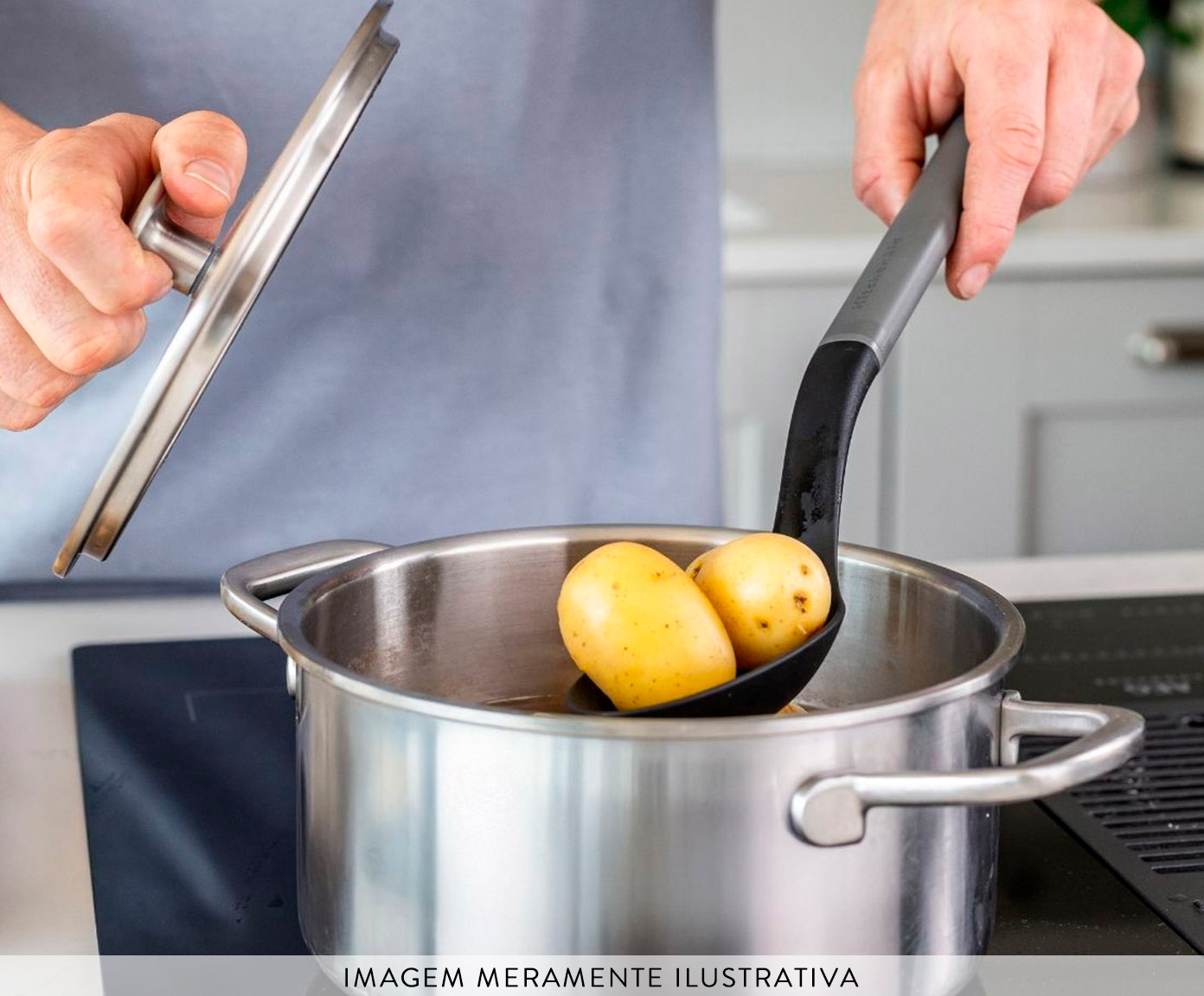 Colher Perfurada em Nylon para Servir Kitchenaid Cinza image number 5
