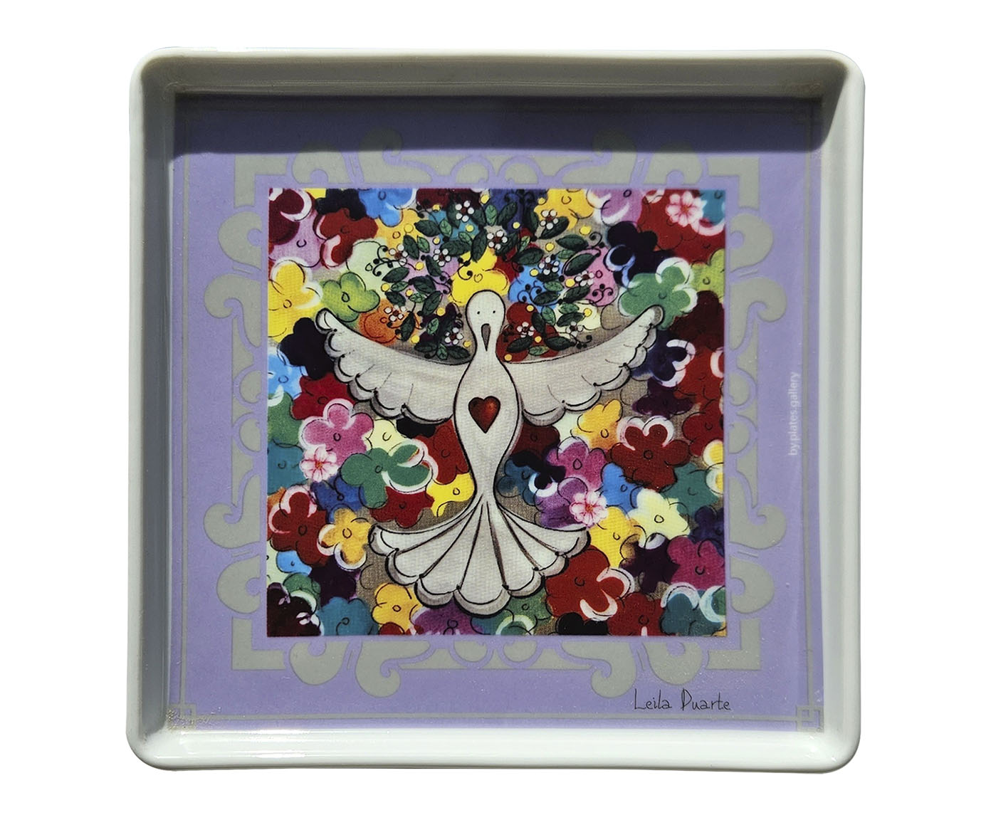 Prato de Porcelana Divino Leila Duarte - image 0