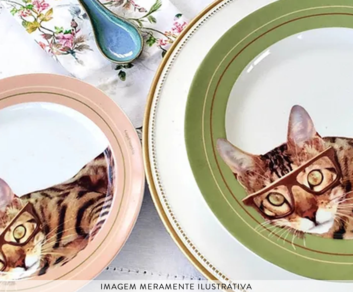 Prato de Porcelana Gata Fifi 1 image number 2