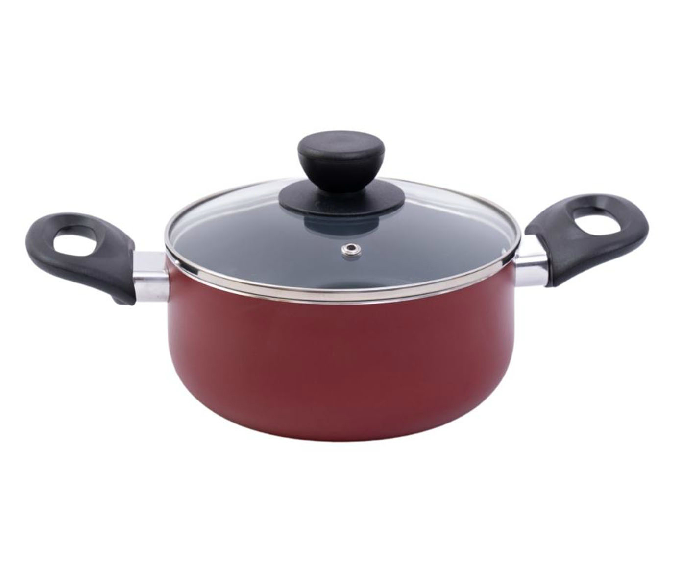 Ca&ccedil;arola com Antiaderente Oikos Vermelha - image 0