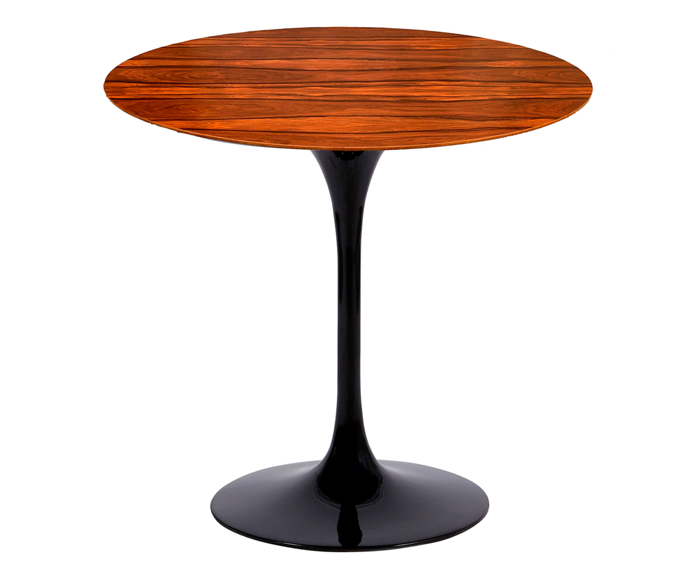 Mesa Saarinen Redonda Pau Ferro Base Preta - image 0