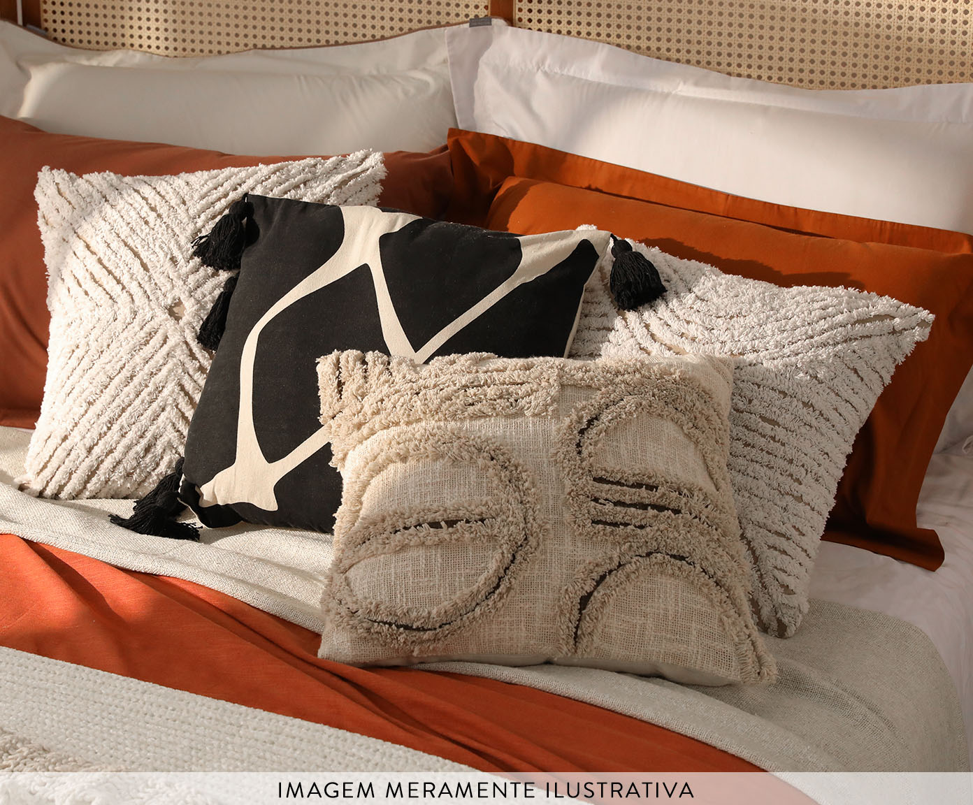 Capa de Almofada Tossini Bege - image 1