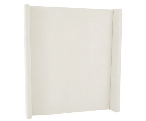 Cabeceira em Boucle Aveludado Classic OffWhite image number 2
