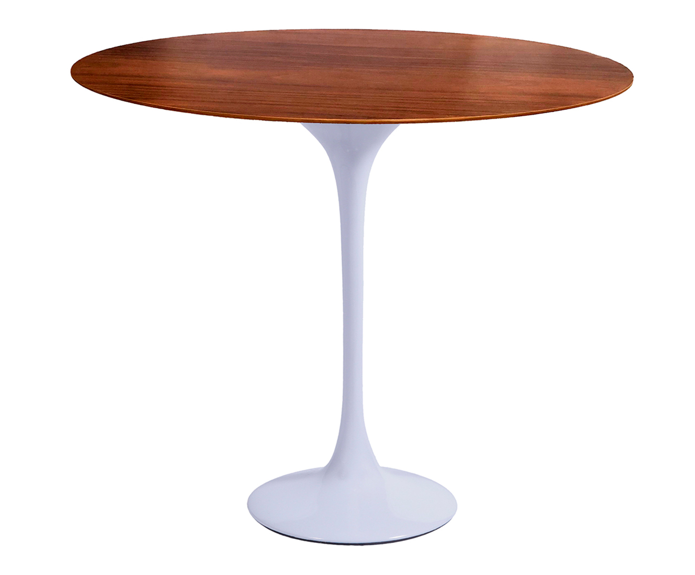 Mesa Saarinen Lateral Imbuia Base Branca - image 0