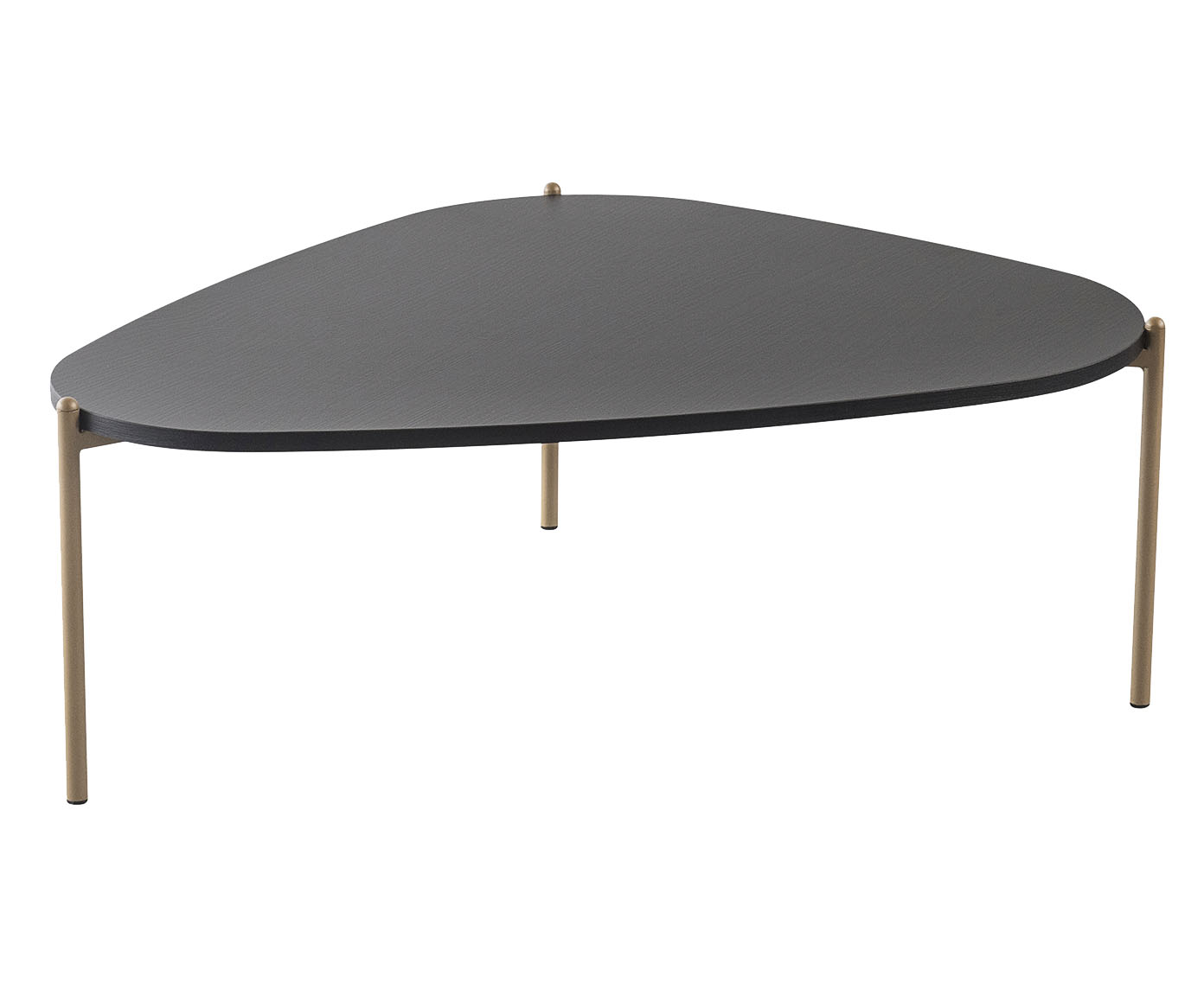 Mesa de Centro Org&acirc;nica Nero e Dourado - image 0