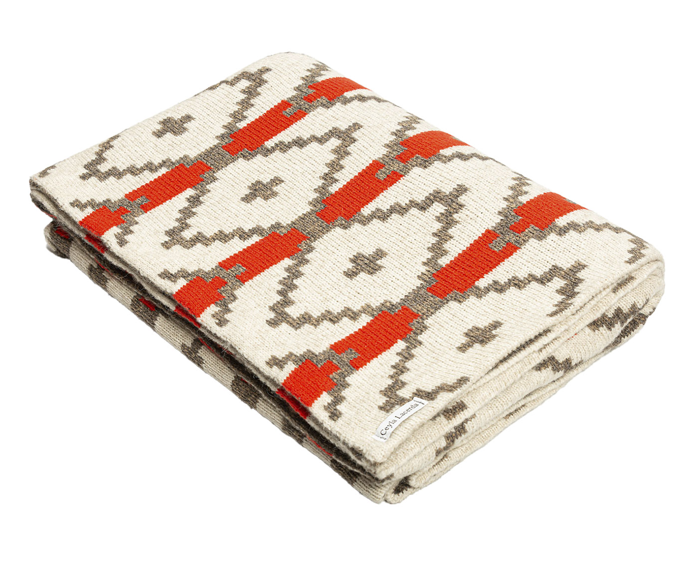 Manta Chevron Papiro Red Bombom - image 0
