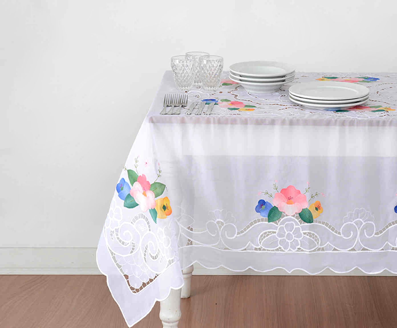 Toalha de Mesa Alexis - Branca - image 0