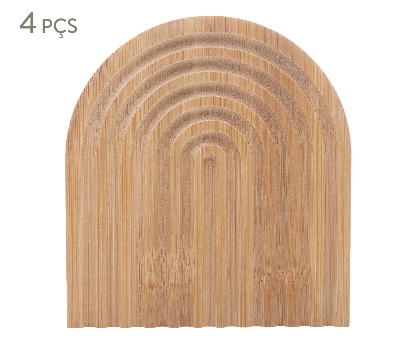 Jogo de Porta-copos em Bambu Aura - image 0