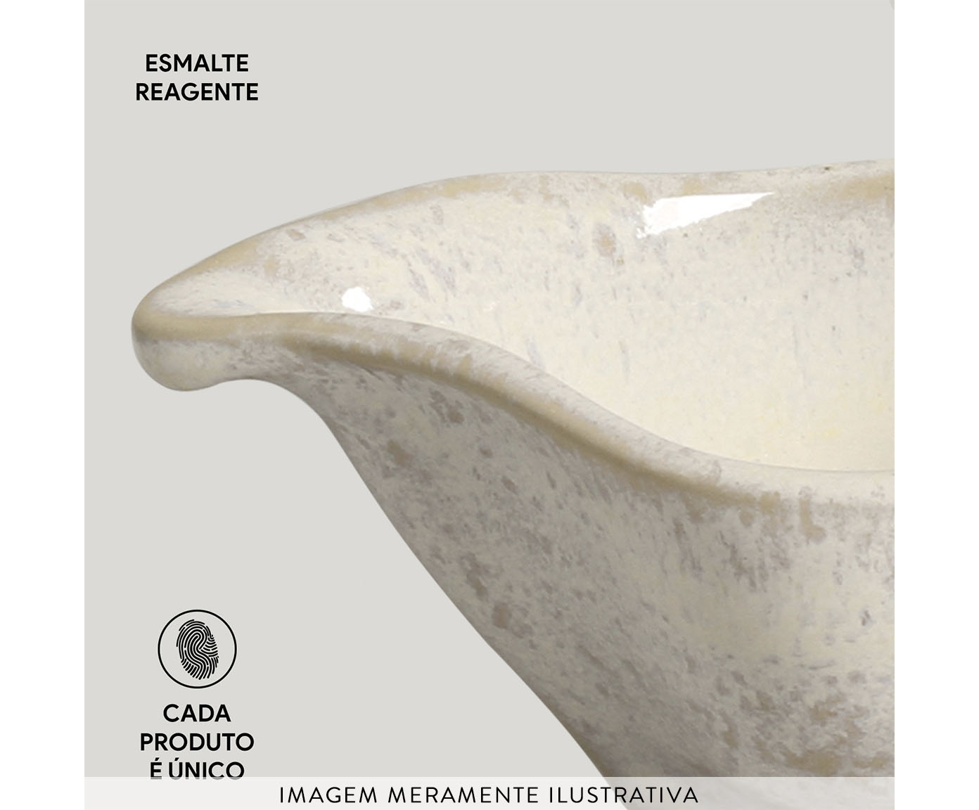 Jogo de Molheiras Oval Org&acirc;nico Latte Cru image number 5