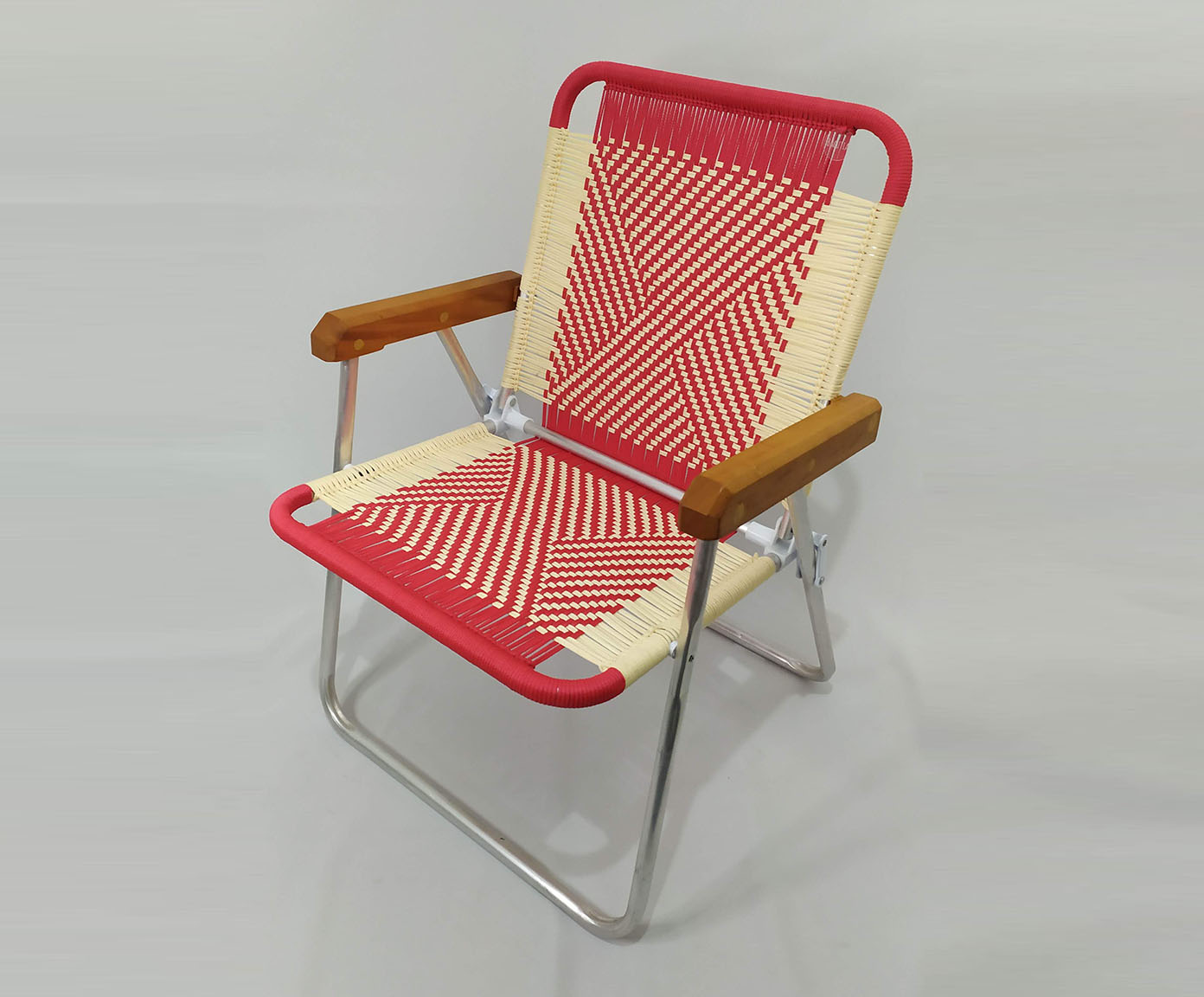 Cadeira Ays&uacute; Vermelho e Creme - image 1