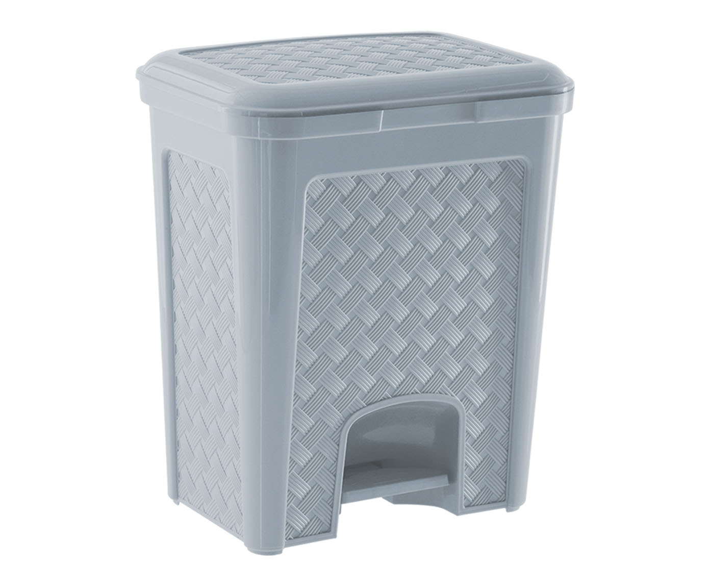 Lixeira Rattan Cinza - image 0
