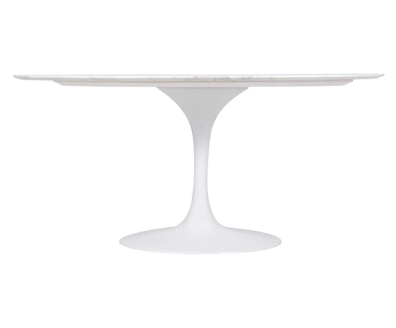 Mesa Saarinen Oval Espirito Santo Base Branca - image 1