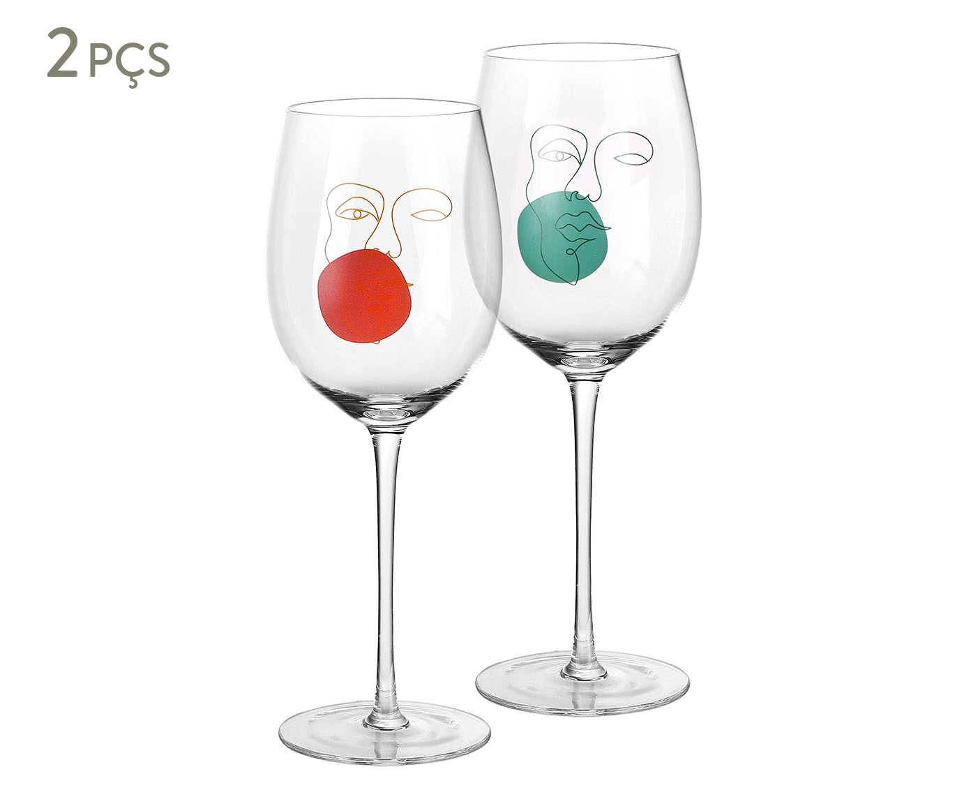 Jogo de Ta&ccedil;as para Vinho Lagrotta - image 0