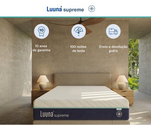 Colch&atilde;o Luuna Supreme Cooling Macio Solteiro image number 4