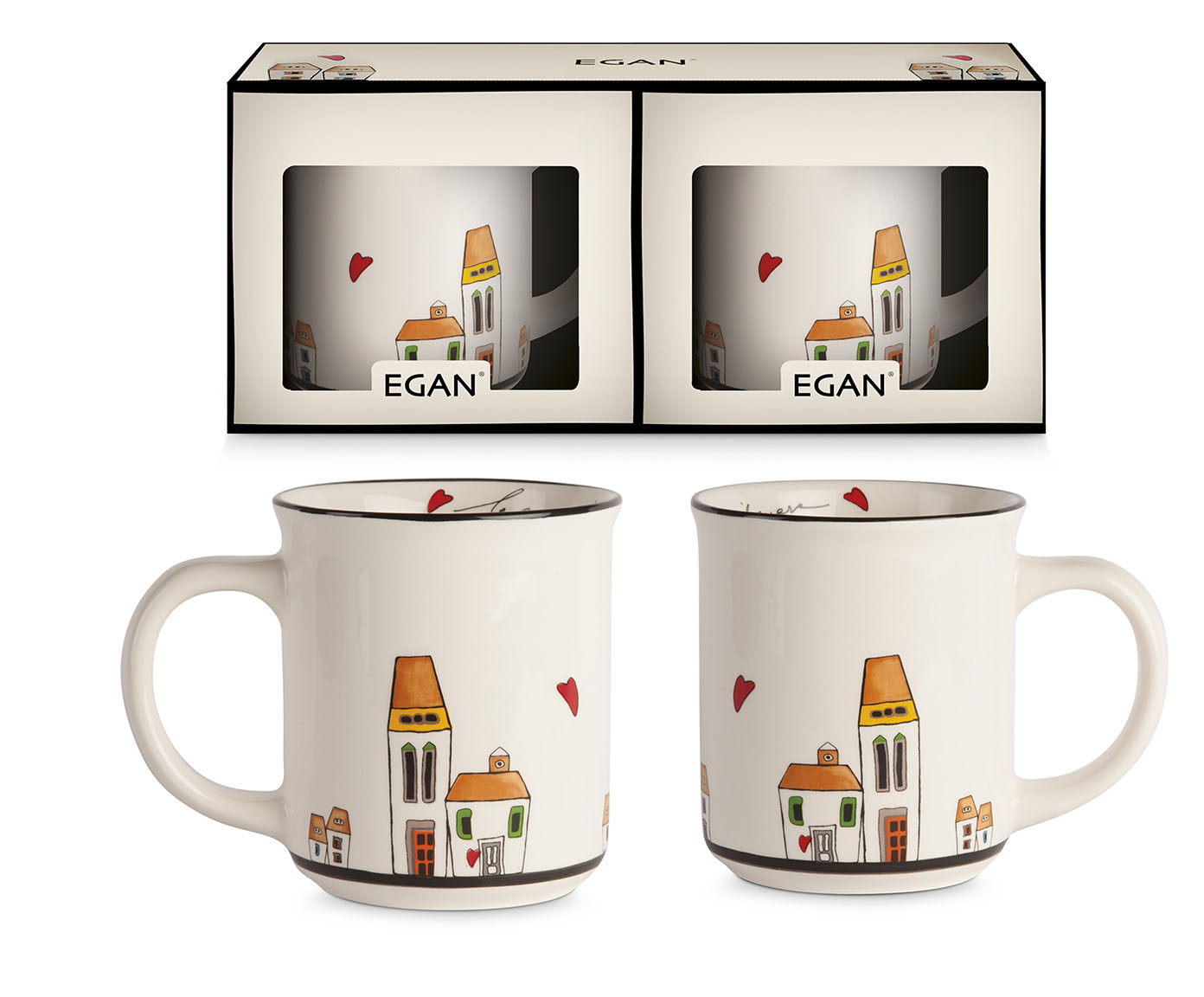 Jogo de Canecas Le Casette Branco - image 1