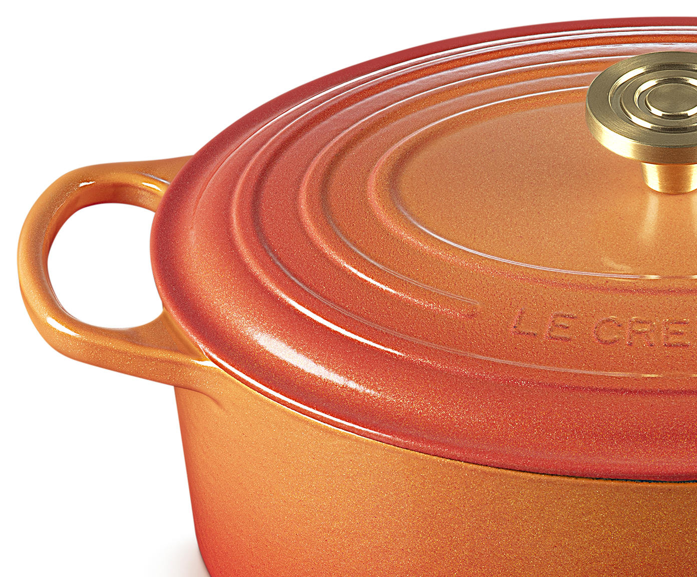 Panela Oval com Pegador Dourado Signature Flamme Dor&eacute;e - 31cm image number 4