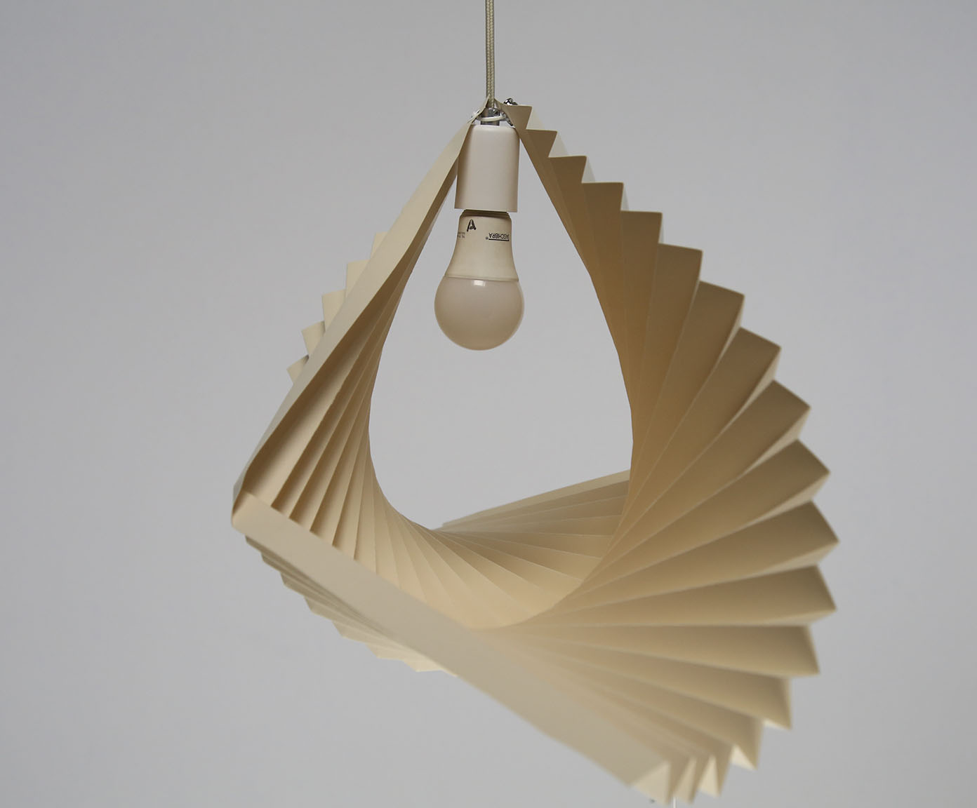 Lumin&aacute;ria Origami Evo&aacute; Marfim - image 1