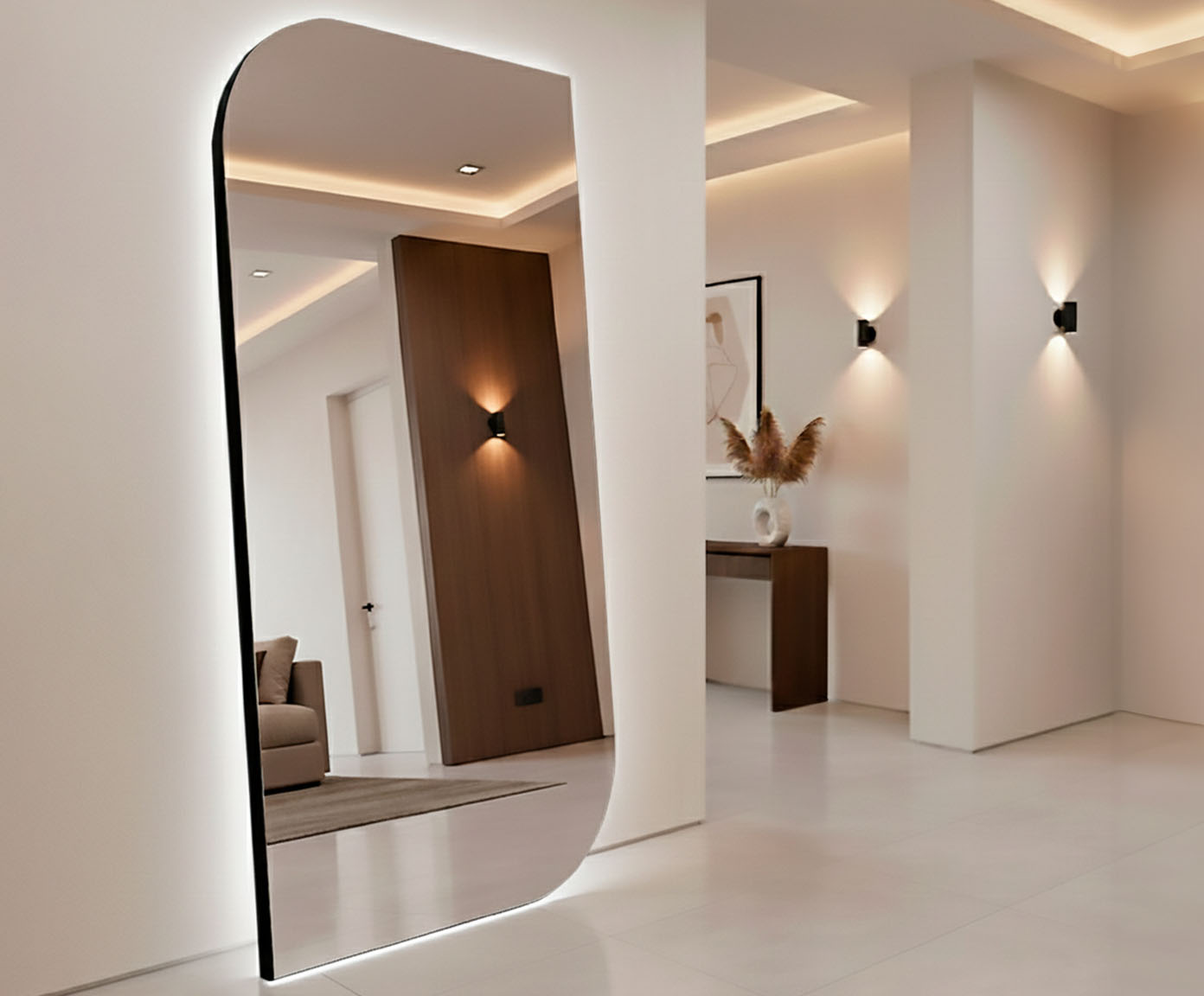Espelho com Led Smart Bahrein Preto image number 2