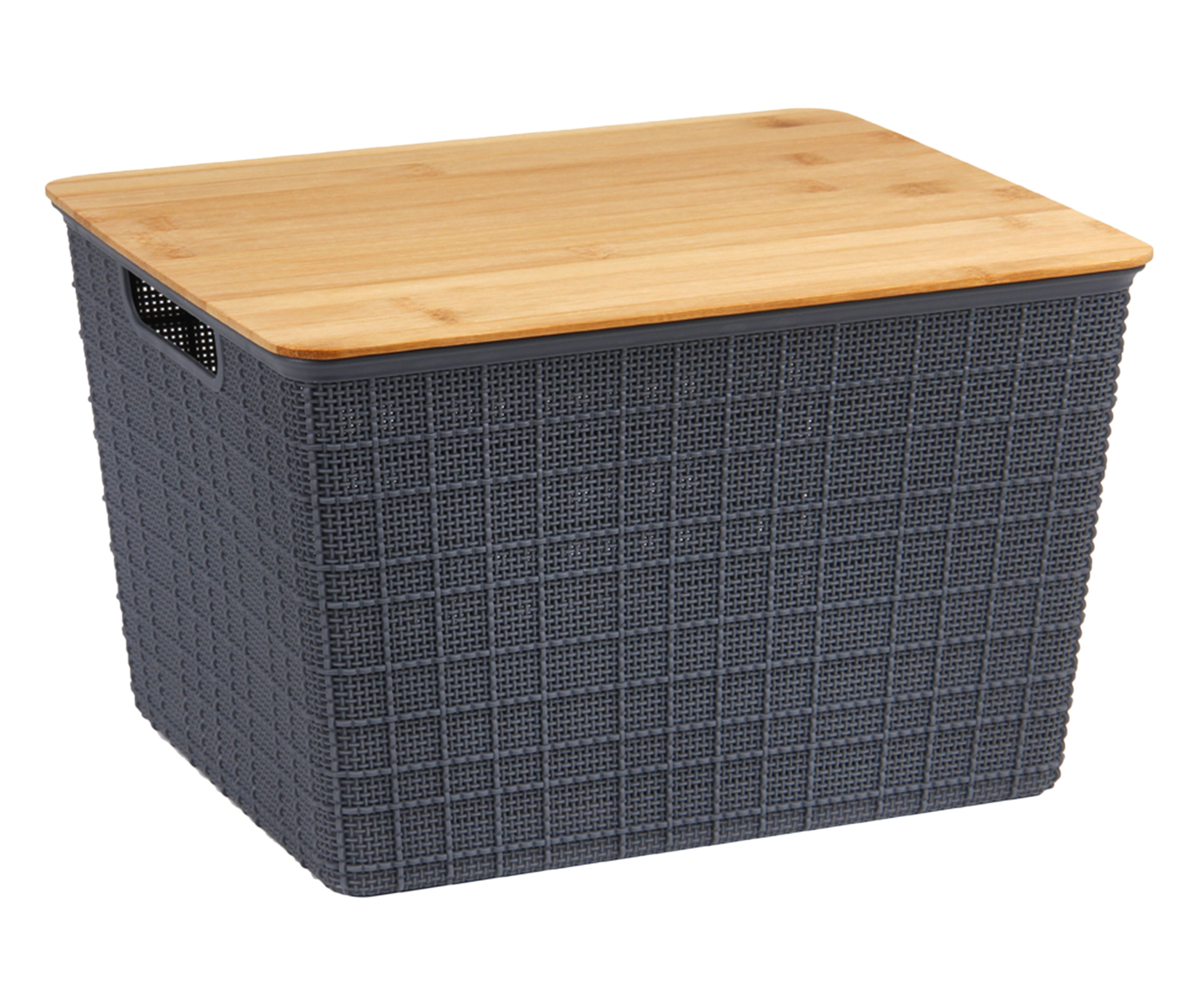 Caixa Organizadora Bambu Rugh Cinza - image 0