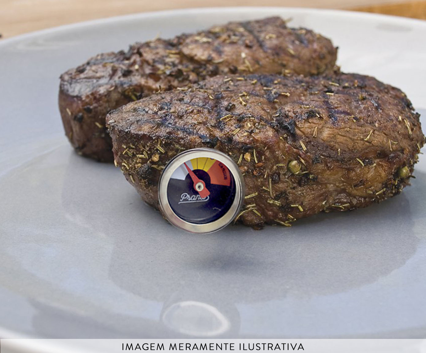 Term&ocirc;metro para Carnes em Inox Prana image number 2