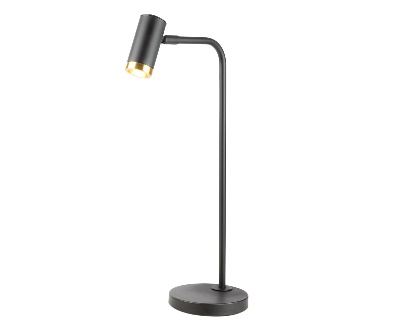 Lumin&aacute;ria de Mesa Vivian Dourado e Preto - Bivolt - image 0