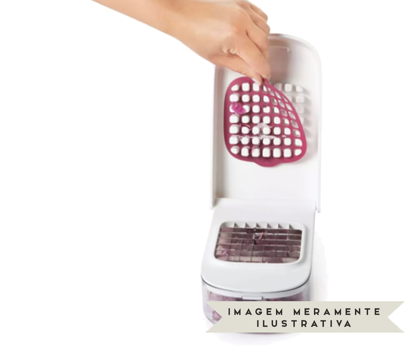 Picador para Vegetais em Inox Moji - Branco image number 3