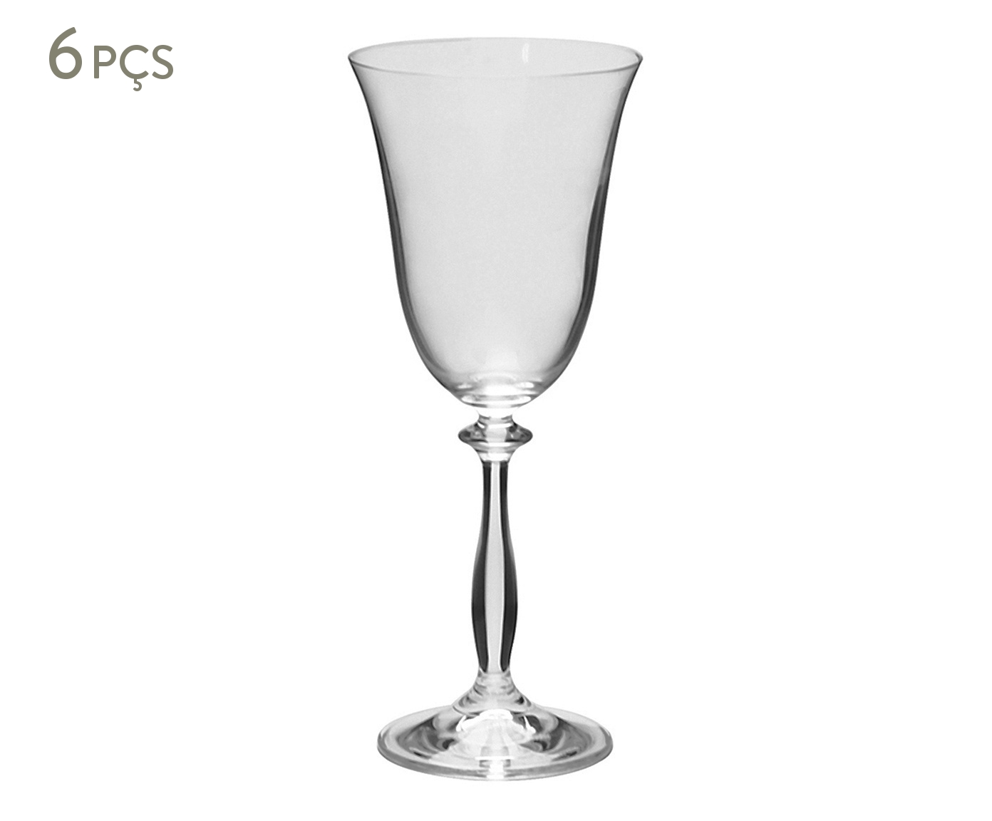 Jogo de Ta&ccedil;as para Vinho Tinto em Cristal Angela - image 0