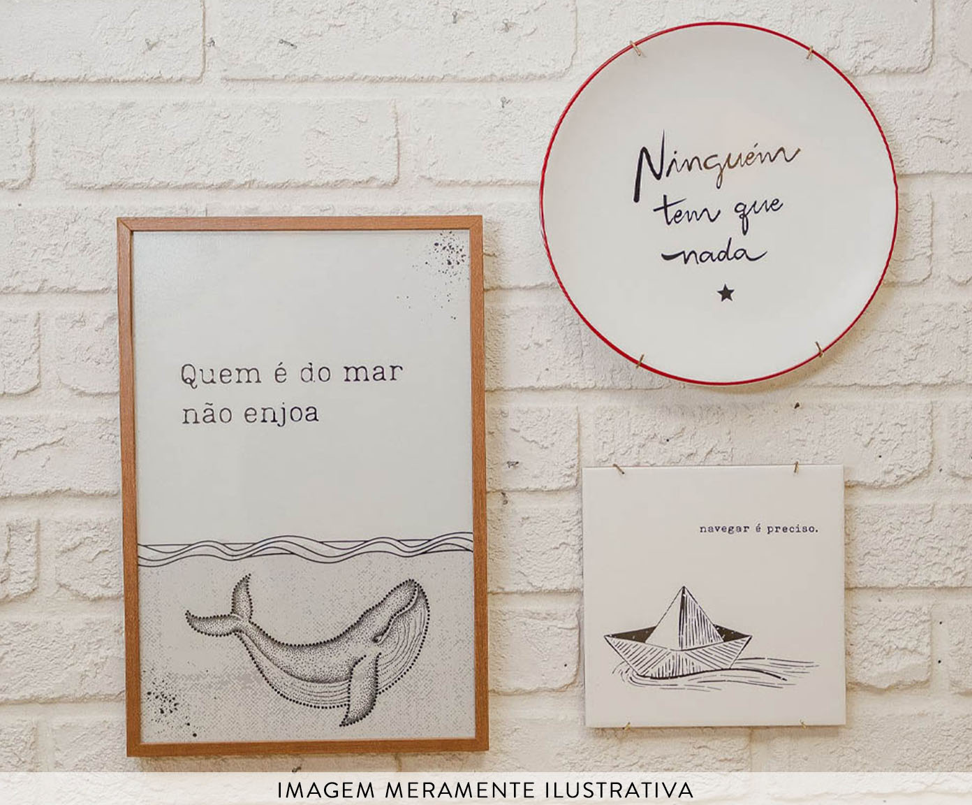 Quadro Mar Preto e Bege - image 1