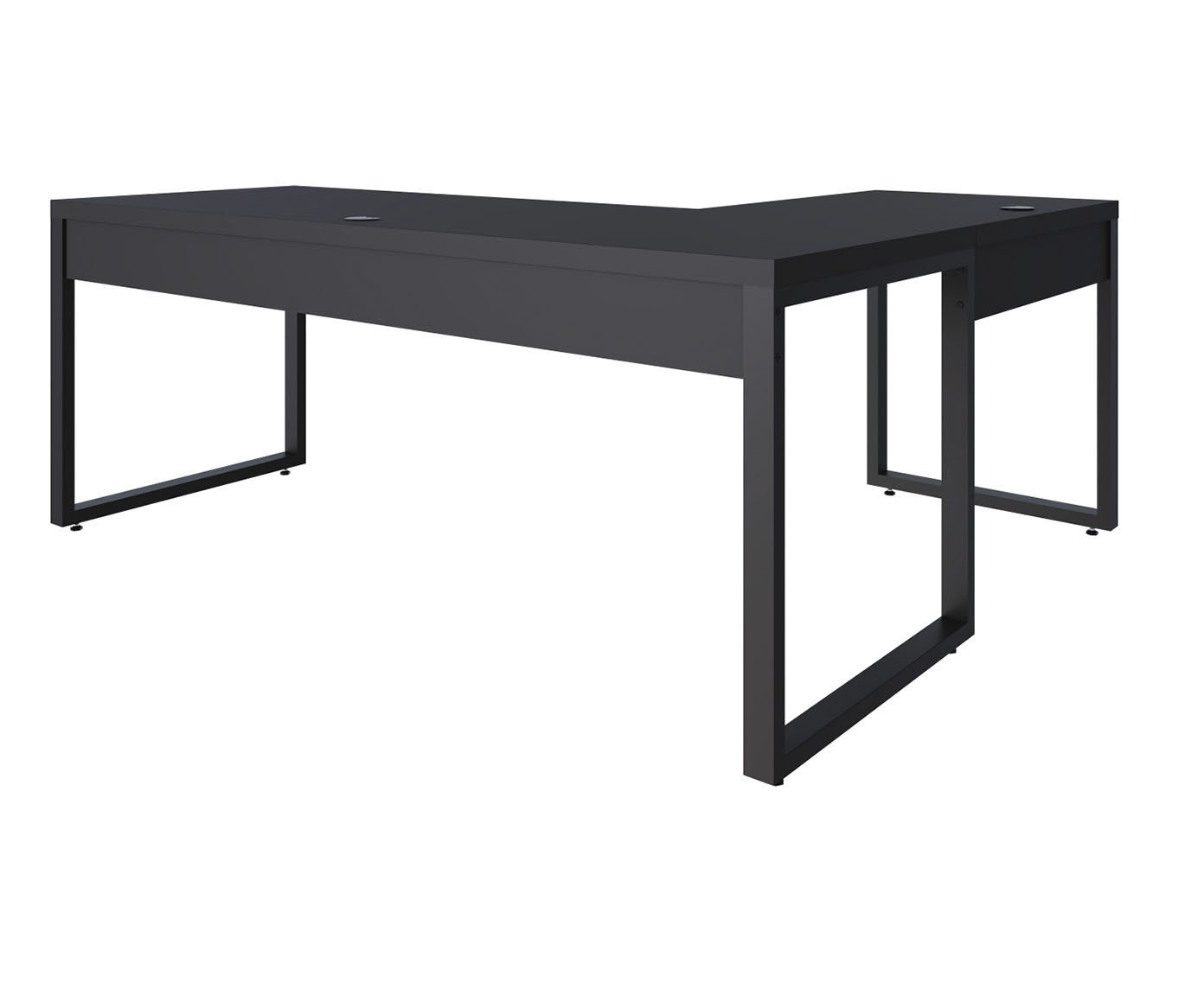 Mesa em L Yon Presidente  Preto - image 1
