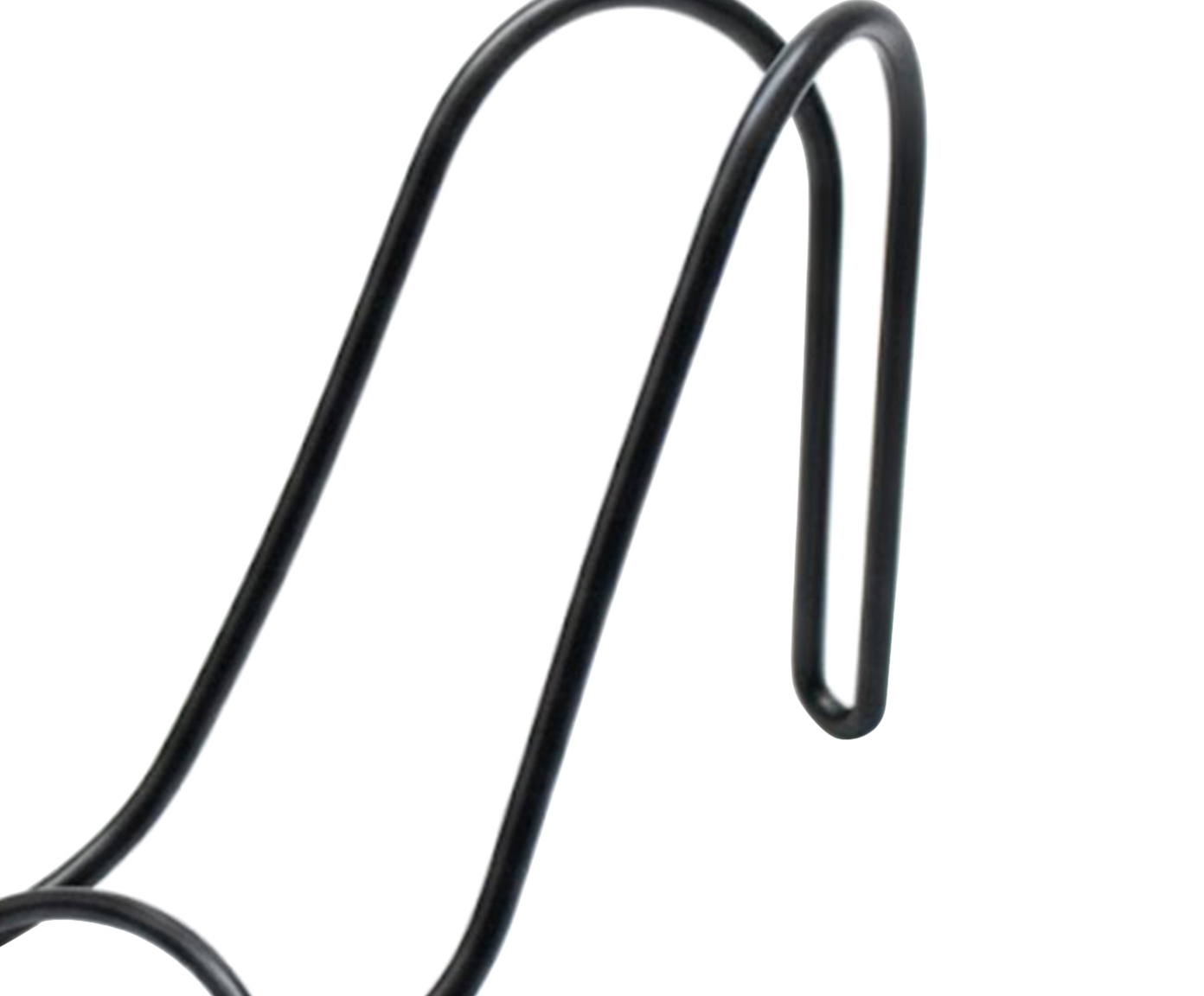 Suporte para 1 garrafa de vinho em metal preto - image 1