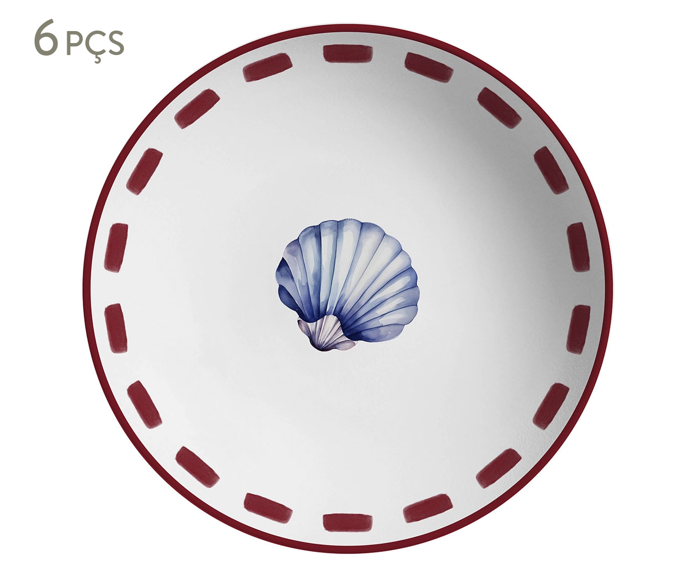 Jogo de Pratos Fundo Caribe - image 0