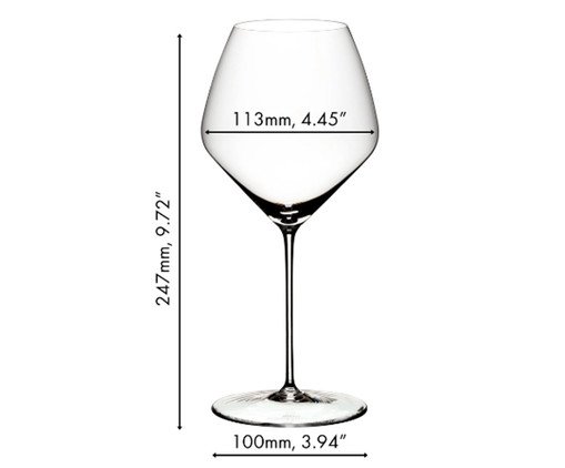 Jogo de Ta&ccedil;a para Vinho Pinot Noir Veloce - image 1