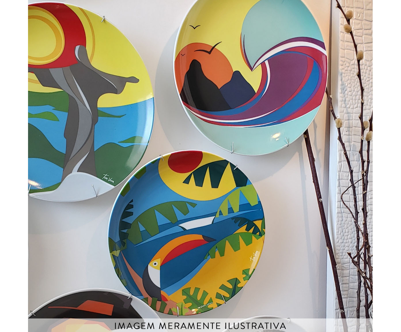 Prato de Porcelana Tucano Tom Veiga image number 7