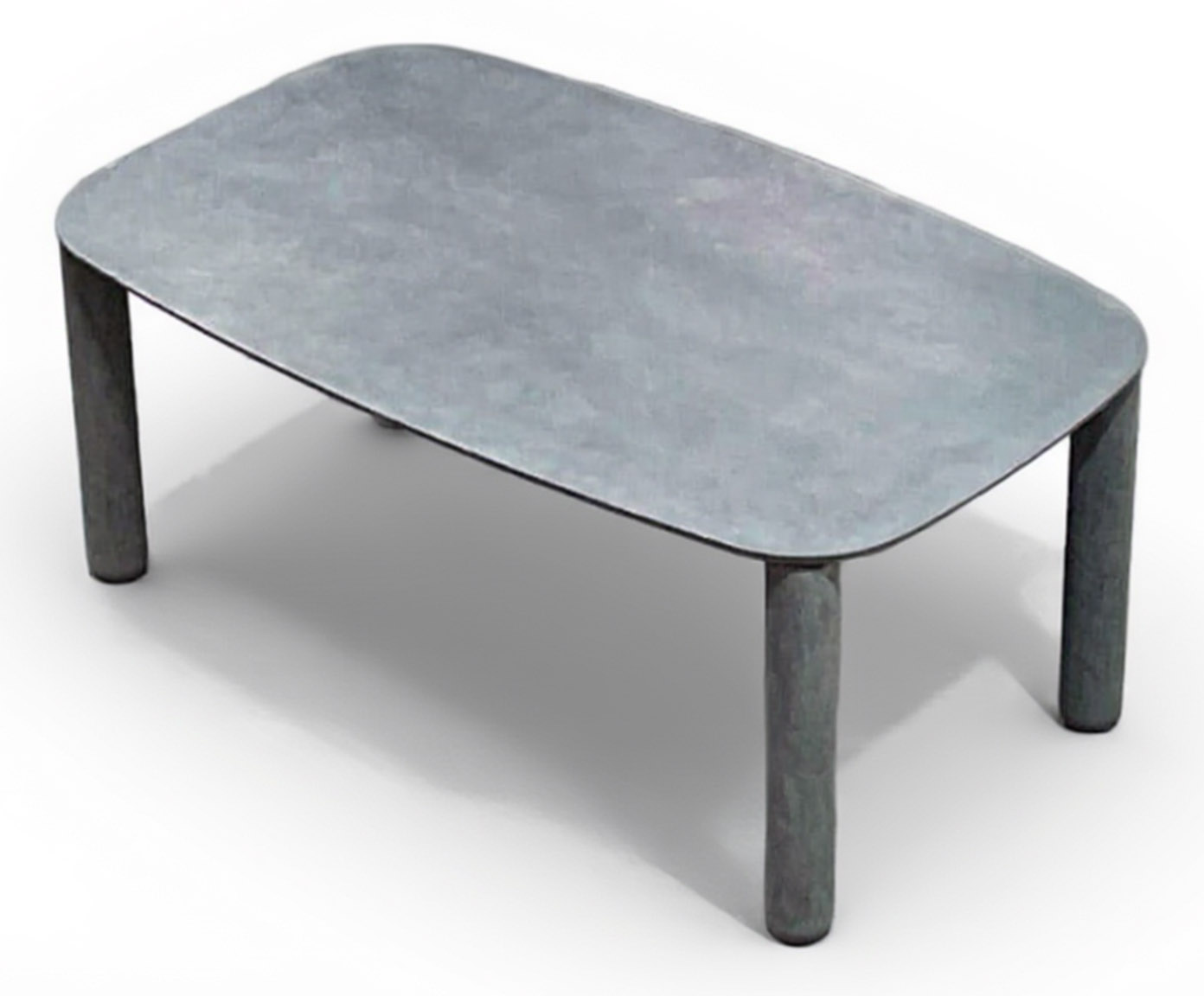 Mesa de Jantar Pilotis com Tampo P&eacute;treo Cinza Escuro image number 2