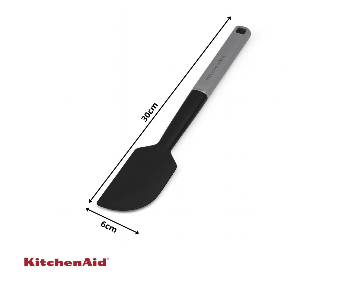 Esp&aacute;tula Cl&aacute;ssica em Silicone Kitchenaid ll Cinza - image 1