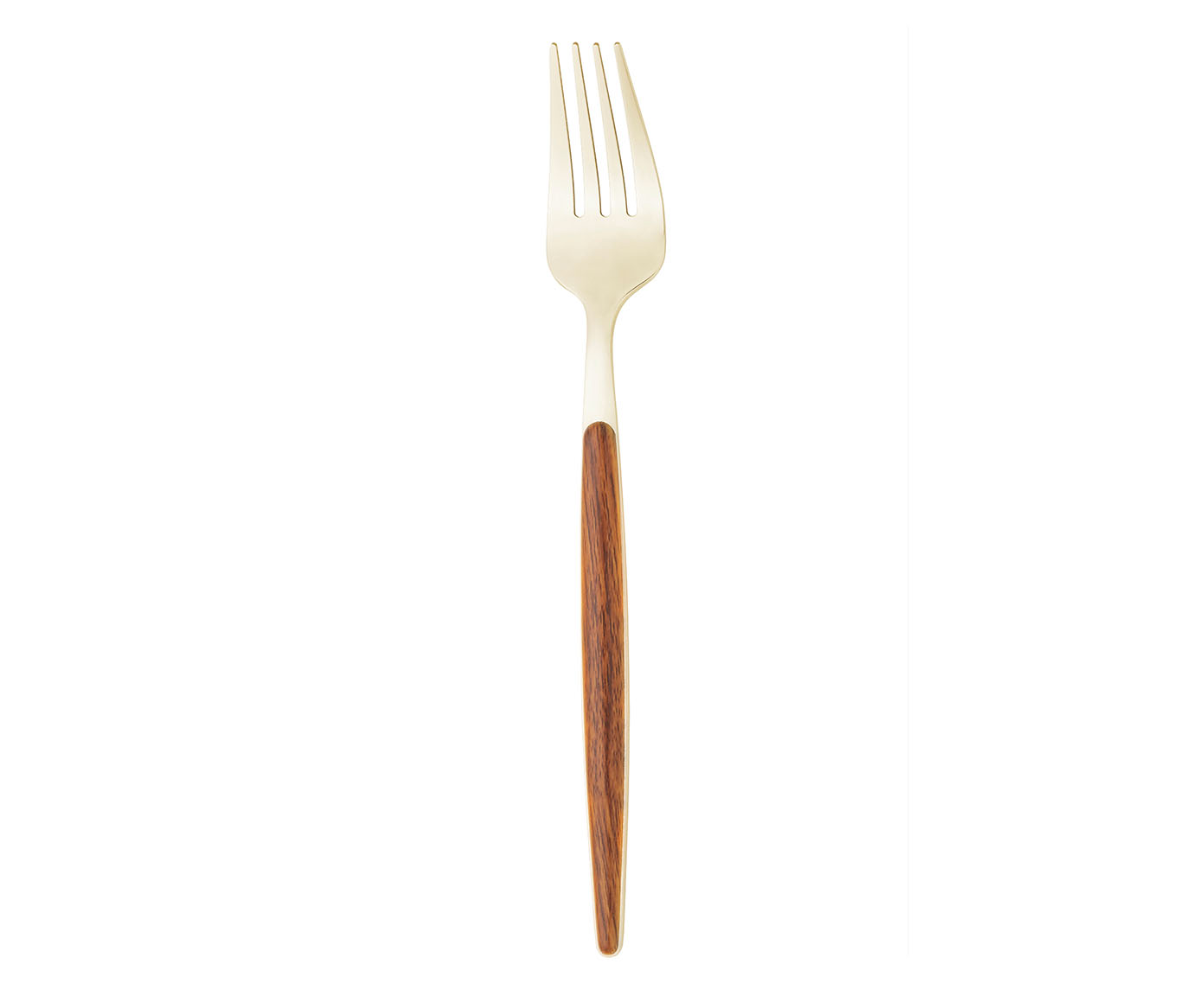 Faqueiro em Inox com Cabo Organic Dourado - image 1