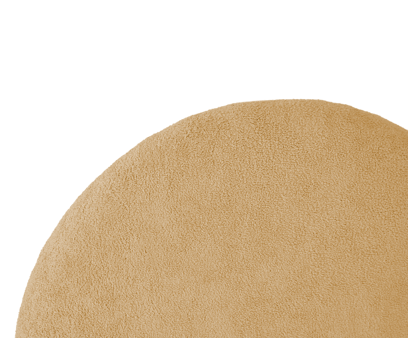 Cabeceira em Boucle Aveludado Arco Embrace Amarelo Ocre image number 4