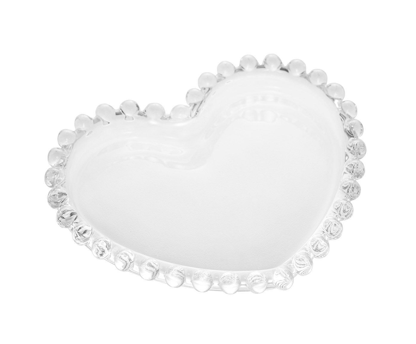Prato Cora&ccedil;&atilde;o em Cristal Pearl - image 1