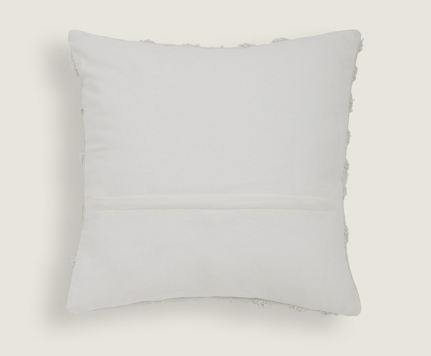 Capa de Almofada Algod&atilde;o Ondas Tufting Off-White - image 1