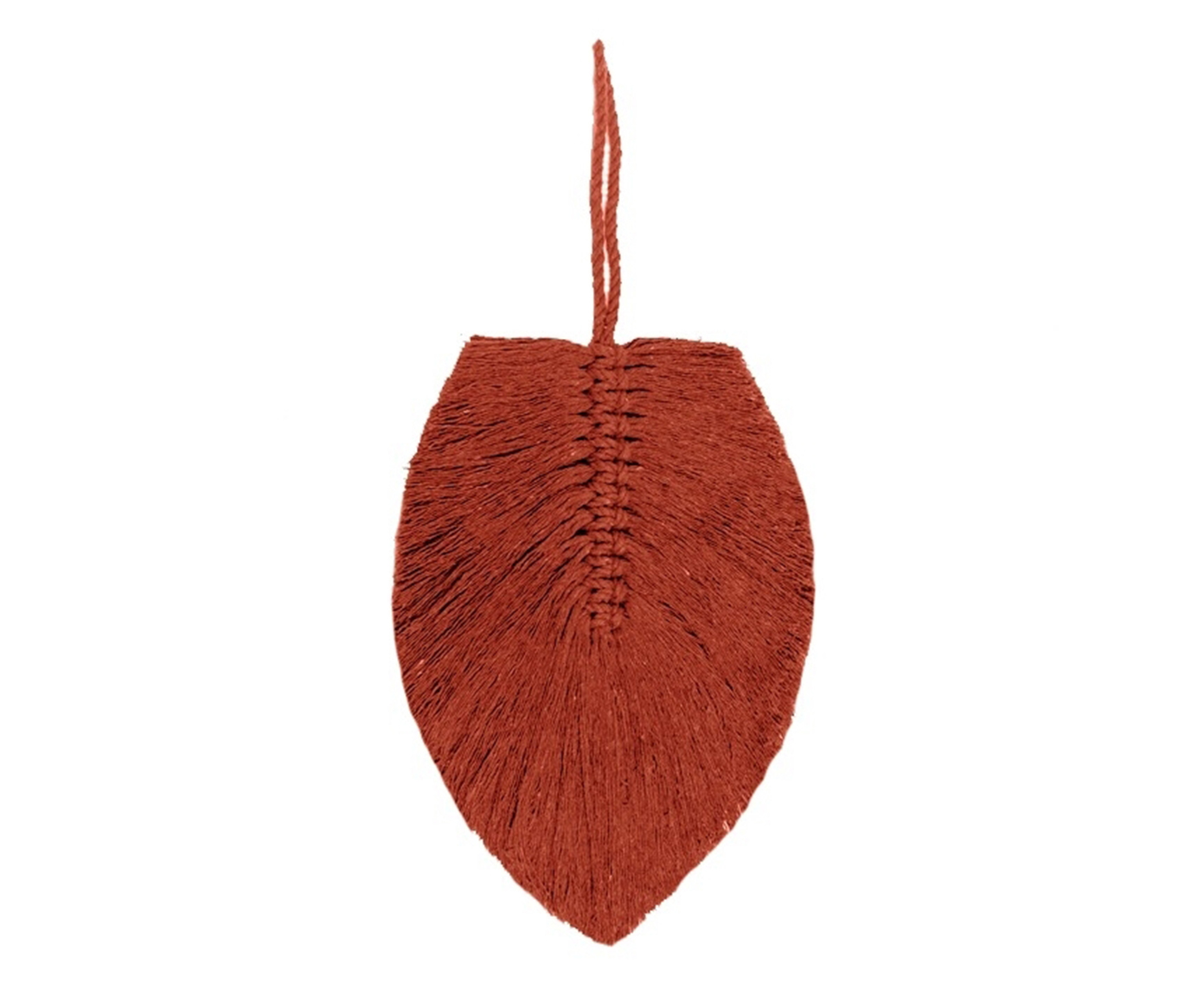 Macram&ecirc; Folha Terracota - image 0