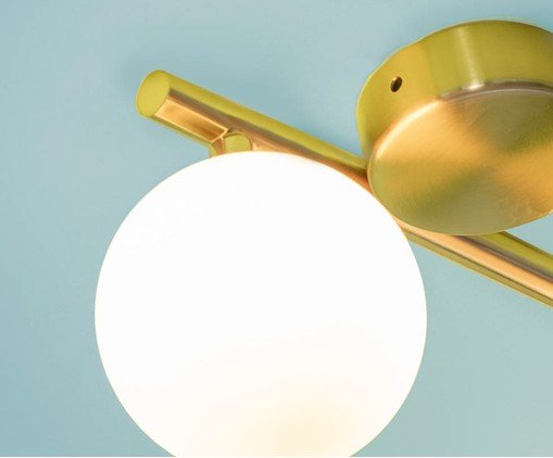 Plafon Poldi Dourado e Branco image number 3