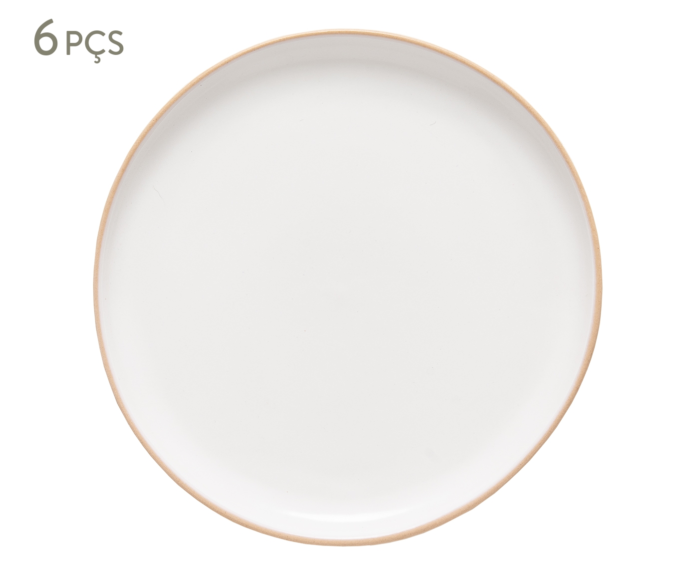 Jogo de Pratos Rasos Vivant Off-white - image 0