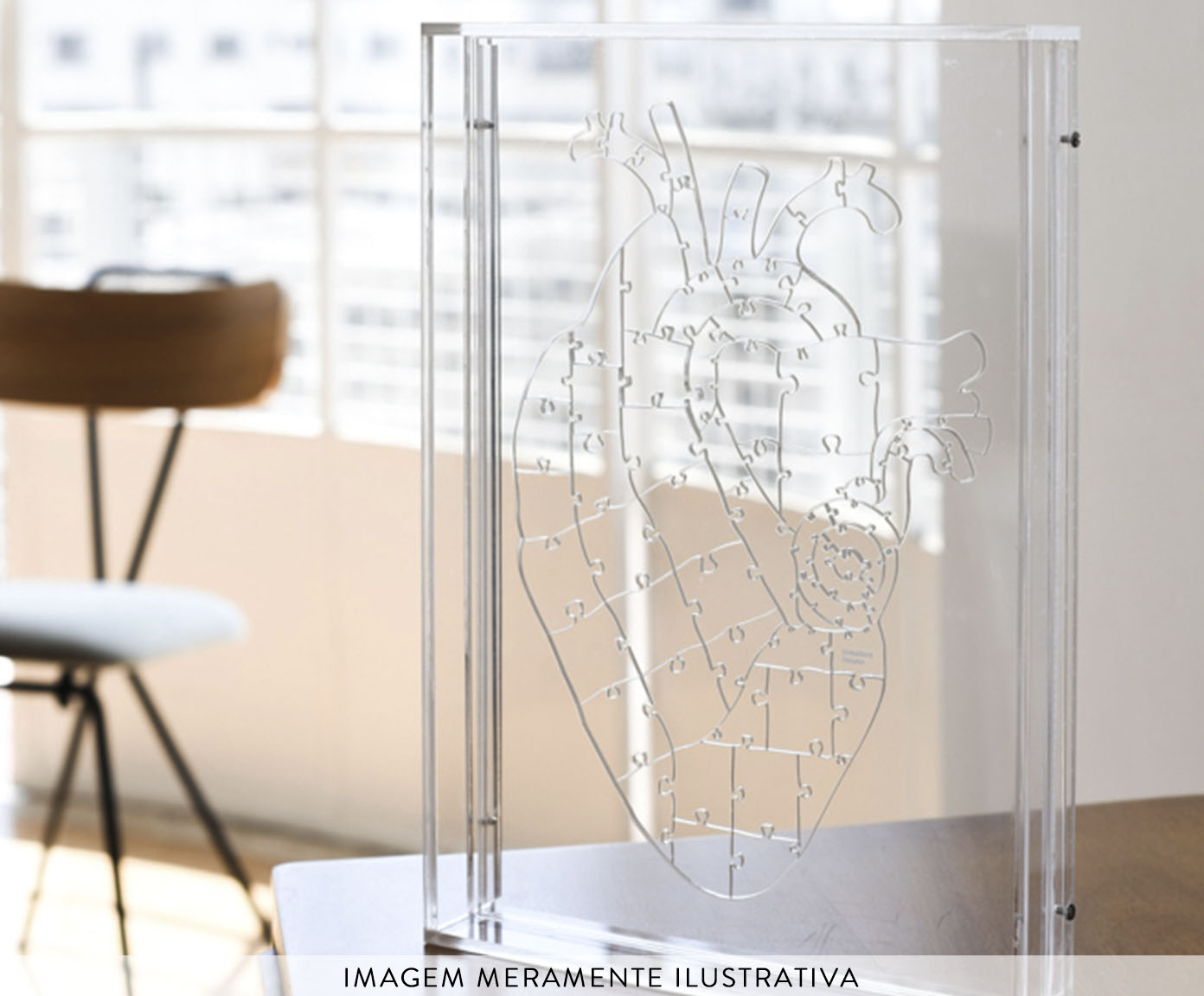 Quebra-Cabe&ccedil;a Heart Hologr&aacute;fico com Box - image 1