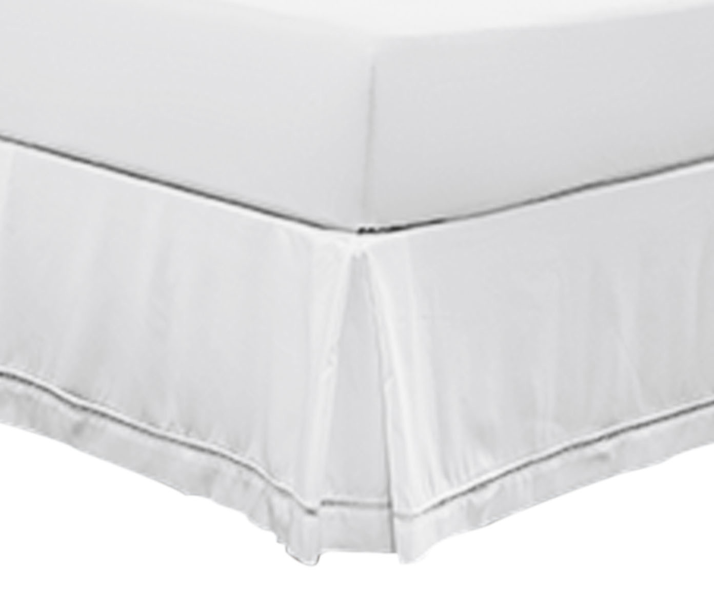 Saia para Cama Box Palito Branca - image 1