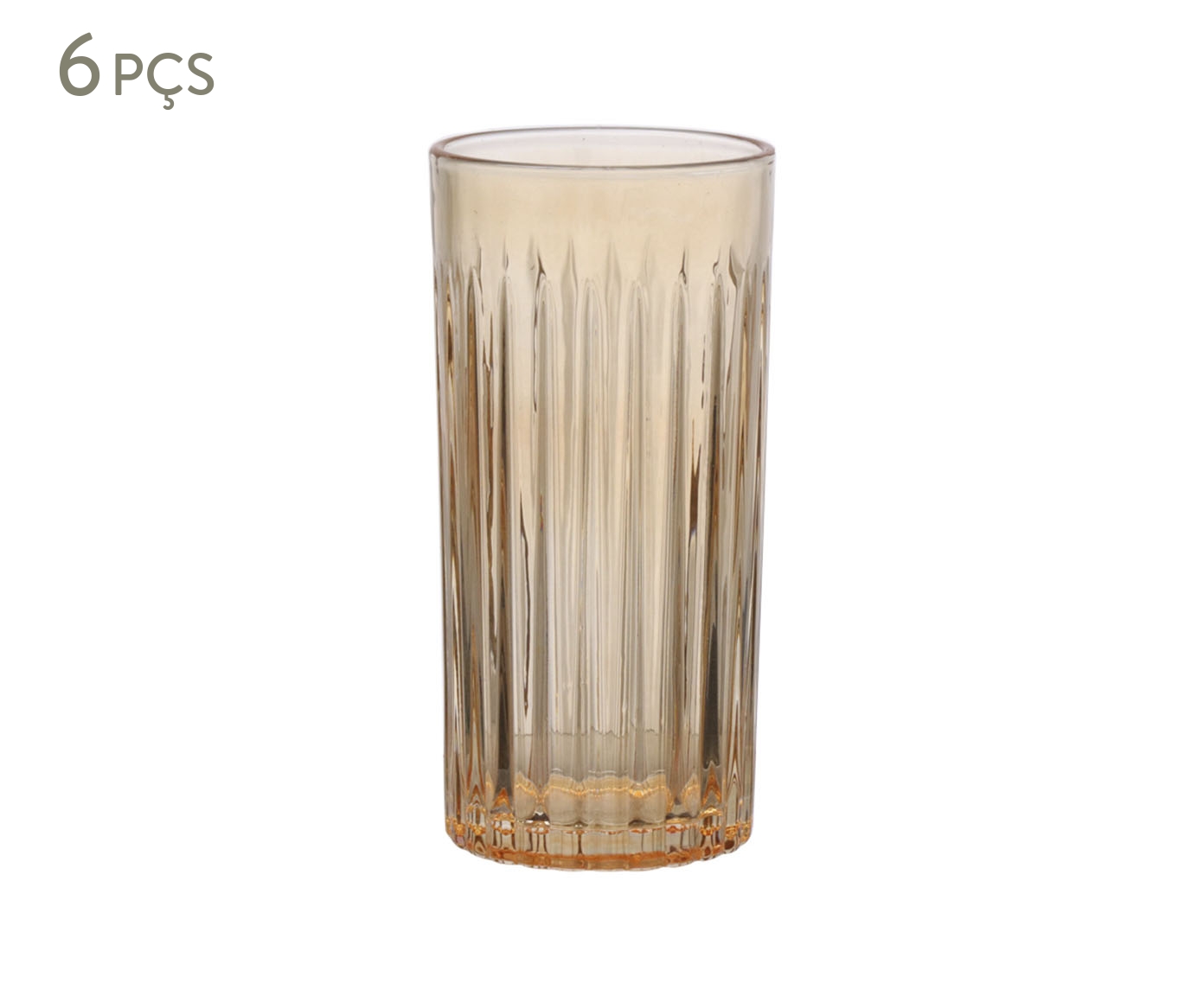 Jogo de Copos Long Drink Egeu Ambar - image 0