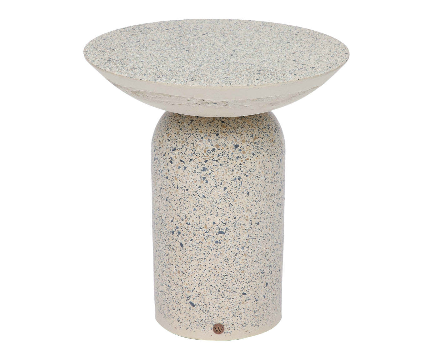 Mesa Lateral Alta Brut em Granilite -  Branco image number 4